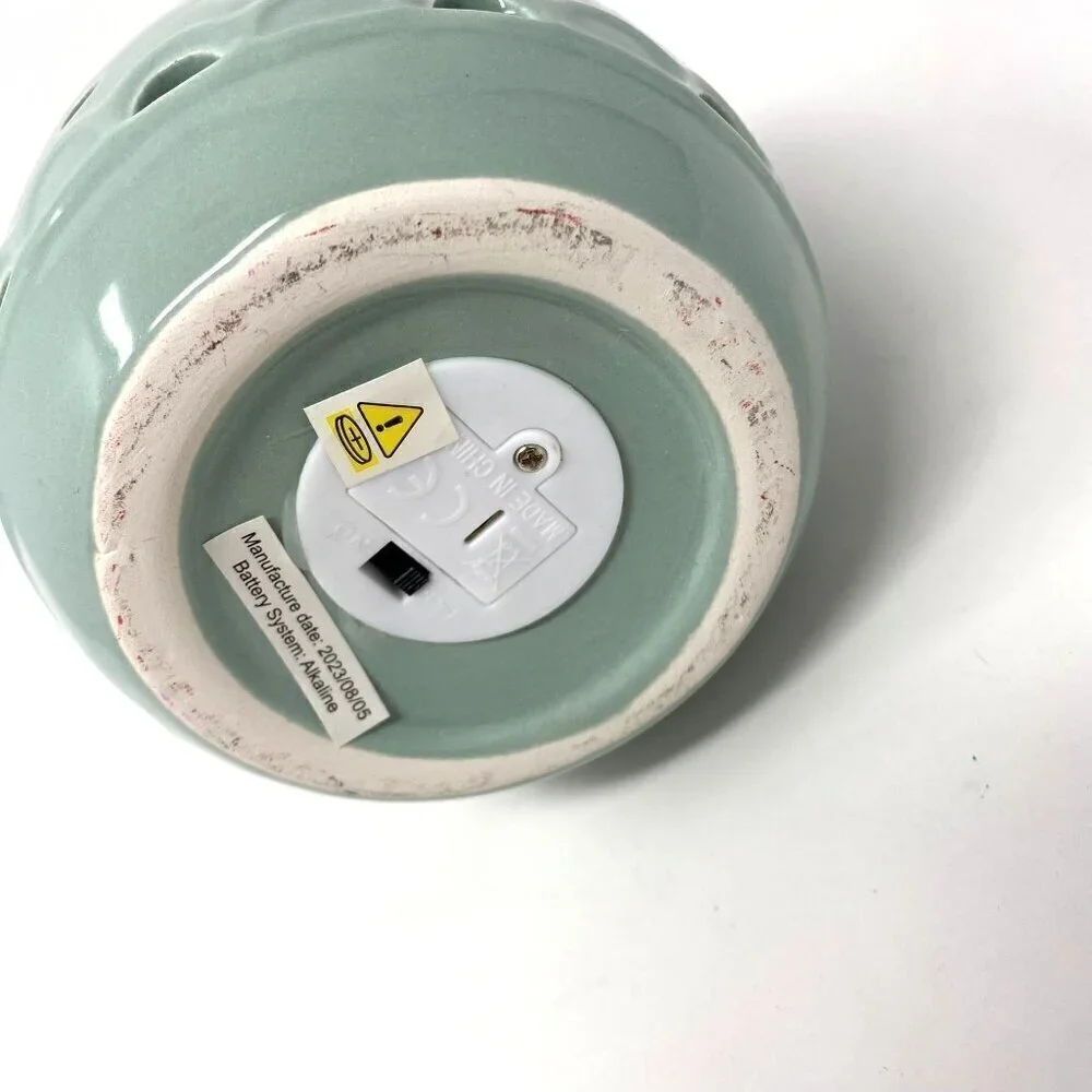 Target Decorative Green Ceramic Light Up Easter Egg